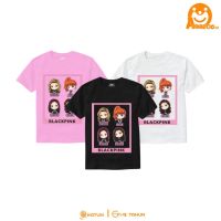 เสื้อยืดคอกลมเสื้อยืด ลาย Blackpink สําหรับเด็กผู้หญิง ไซซ์ Xs - XXL อายุ 1-12 ปีS-4XL