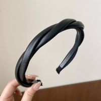 Hair Gifts Festival Non-Slip Girls Daily Fashion Textured Wrap Teeth Leather Headbands