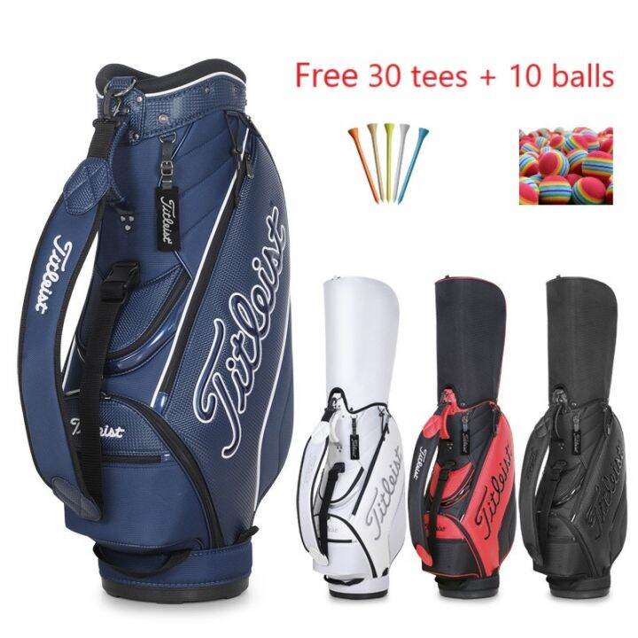Golf bag new golf bag men and women 9 inch professional standard club bag waterproof PU wear