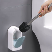 No Dead Corner Toilet Brush Household Suit Soft Hair Long Handle Toilet Cleaning Bathroom Toilet Wall Hang Toilet Brush