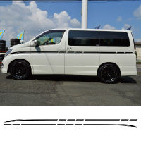 2PCS Car Door Side Stickers For Nissan Elgrand E50 E51 E52 2.5 Camper Van Stripes Graphics Tuning Auto Accessories Vinyl Decals