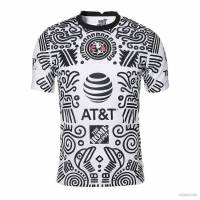 JS 2020-2021 Mexican League Club America Away Football Jersey Training Wear Soccer Souvenir Tee Plus Size SJ