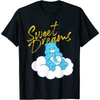 【HOT】kuaileshenghuo เสื้อยืดครอปBear ฤดูร้อนmen disney Care Bears Sweet Dreams T-Shirt เสื้อยืดแฟชั่นคอกลม สบายๆ ผ้าฝ้าย10100%cotton