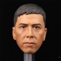 Wholesale 1/6 Soldier Head Carving Ip Man 3 Donnie Yen Wing Chun Wushu Star Asian Male Head Carving Suitable for HT Male Body