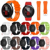 ◆♠✻ 22mm miękki silikonowy zegarek pasek zespołu dla Huami Amazfit tempo/Stratos 2 2S 3/ GTR2 GTR 2e