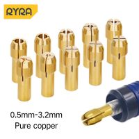 【CW】 10PCS/Set 0.5-3.2mm Collet Chuck Electric Motor Shaft Bit