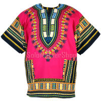 Dashiki African Shirt Cotton Hiphop เสื้อจังโก้ เสื้ออินเดีย เสื้อแอฟริกา เสื้อฮิปฮอป เสื้อโบฮีเมียน ad07p เสื้อสงกรานต์ สงกรานต์