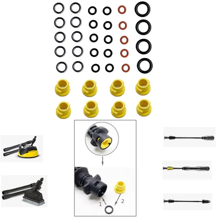 For Karcher K2,K3 K4 K5 K6 K7 Pressure WasherNozzle Oring Seal Set 2.