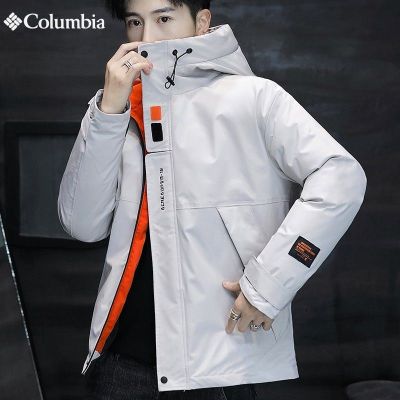 โค้ทเสื้อคลุมผ้าฝ้ายสไตล์เกาหลีสำหรับผู้ชาย,เสื้อคลุมผ้าฝ้ายขนฤดูใบไม้ร่วงและฤดูหนาวหนาทันสมัยสไตล์เกาหลี2022ใหม่