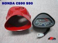 HONDA SC90 S90 ANALOG SPEEDOMTER &amp; HEADLIGHT CASE “RED” // เรือนไมล์ และ กระโหลกไฟหน้า สีแดง สินค้าคุณภาพดี