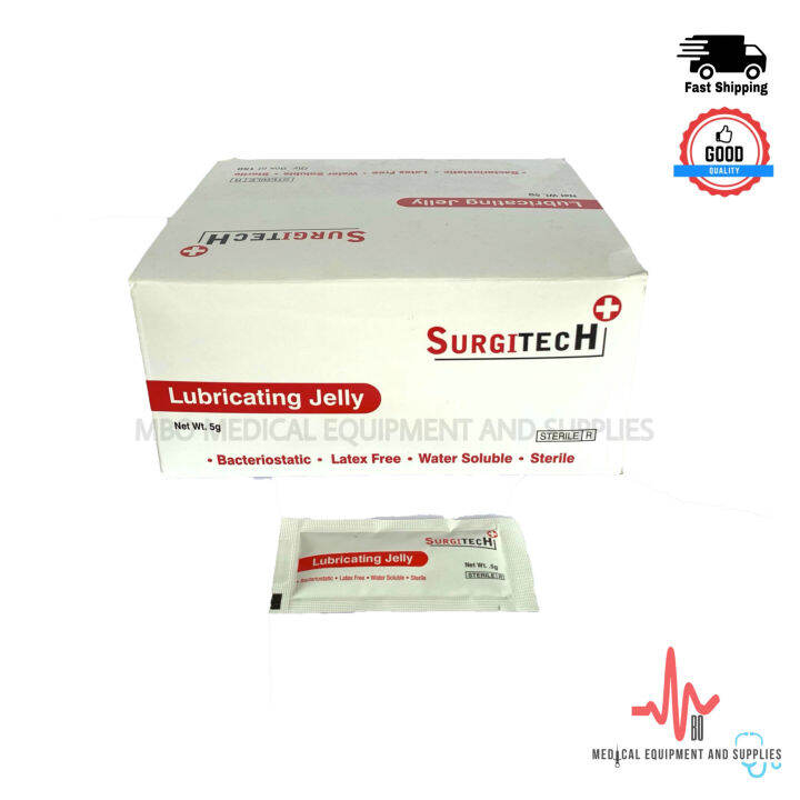 Surgitech Lubricating Jelly 5g (150pcs/box) Lazada PH