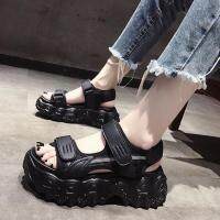 Fujin 6cm Women Sandals Cute Comfy Shoes Comfortable Ladies  Slides Stylish Shoes Women Summer open toe Platform Sandals