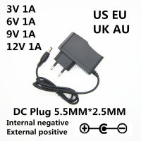 ขั้วตรงข้าม AC 100-240V DC 3V 6V 9V 12V 1A 1000mA Universal AC/DC Adapter Charger แหล่งจ่ายไฟกลับขั้ว-Apeupoe