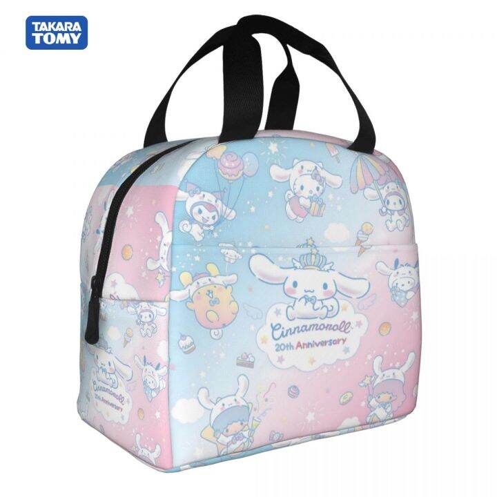 Anime MY Melody Lunch Bag for School Kids Office Kuromi Sac Lunch ...