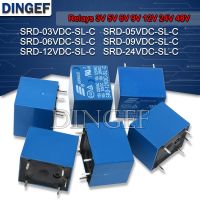 Relays SRD-03VDC-SL-C SRD-05VDC-SL-C SRD-06VDC-SL-C SRD-09VDC-SL-C SRD-12VDC-SL-C 5V 6V 9V 12V 24V 48V 10A 250VAC 5PIN 【hot】