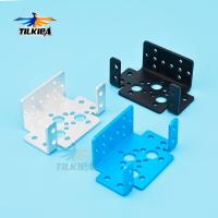 1pc Aluminum Alloy MG995/996 / S3003/0150/0060 Servo Stand Mount Tray Robot Mechanical Arm Bracket for Rc Boat Car  Power Points  Switches Savers