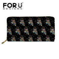 FORUDESIGNS Fashion Women Wallet 3D Dream Catcher Luxury nd Ladies Purse Leather Girls Card Holder Phone Coin Storage Cases