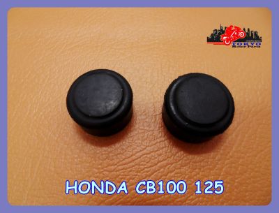 HONDA CB100 CB125 UNDER FUEL TANK RUBBER FRONT SET (2 PCS.) // ยางรองถังน้ำมัน HONDA CB100 CB125 (เซ็ท 2 ตัวหน้า)