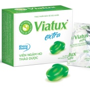 Viên Ngậm Ho Thảo Mộc Không Đường Viatux Extra Hộp 20v - Đông Anh Pharmart