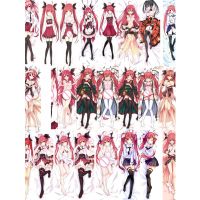 อะนิเมะเดทสดกอดร่างกายปลอกหมอน Itsuka Kotori Efret Elohim Gibor Dakimakura ปลอกหมอนพิมพ์สองด้าน