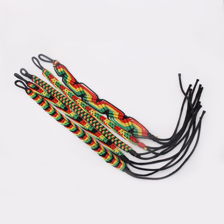 mixed-rasta-wristband-cotton-silk-jamaica-surfer-boho