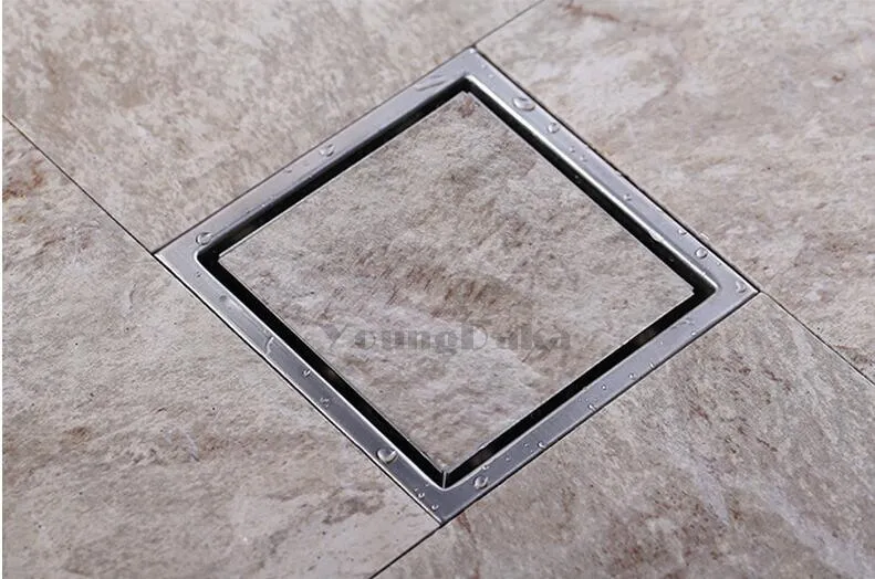 11cm/15cm Modern Stainless Steel Bathroom Tile Invisible Shower