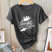 Halloween Tshirts Graphic Letter Witch Print Daily Regular