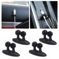 1/5/10 Pcs Car Cable Organizer Universal Headphone Charger Line Manager Auto Interior Tidy Management Clips Organizer Clasp Self Adhesive Cable Holder Accessories