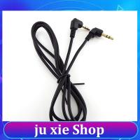 JuXie store 0.5m/1m 3.5mm Male to Male Connector Extension Cable 90 Degree Angle for Car AUX Speaker Stereo Audio Wire