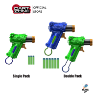 DART ZONE® ปืนของเล่น กระสุนโฟม ดาร์ทโซน ไตรไฟเออร์ (แพ็คเดี่ยว/คู่) Tri-Fire Triple-Shot Blaster (1-Pack)(2-Pack) ของเล่นเด็กผช ปืนเด็กเล่น เกมส์ต่อสู้ ยิงปืน