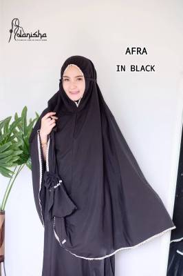 ตะละกง ชุดละหมาด รุ่น Afra ผ้าคลุมสำหรับละหมาดสาวมุสลิม รุ่นนี้แถมฟรีกระเป๋าพกพา
