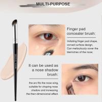 Professional Makeup Brushes Finger Belly Head Cover Circles Dark Face Tools Foundation Cosmetic Concealer Detail Beauty Brush L3K8