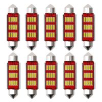 【CW】2/10pcs Car LED Reading Bulb 31mm 36mm 39mm 41mm C5W C10W Super Bright 4014 SMD Canbus Error Free Auto Interior Doom Lamp