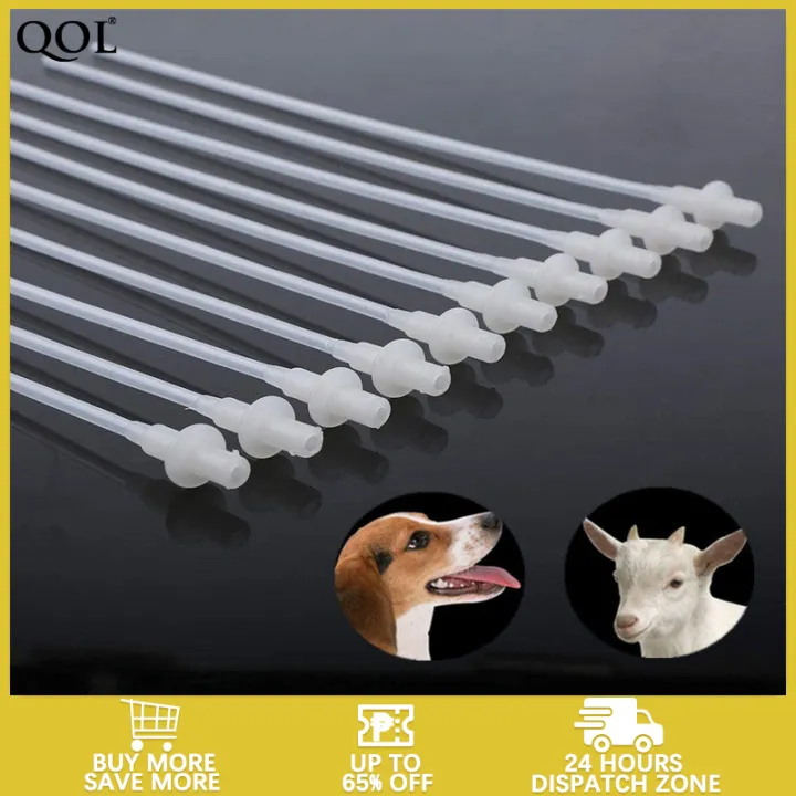 Qinoulieran Disposable Artificial Insemination Rods Tube for Dog Goat Sheep Breed Rod Test Tube