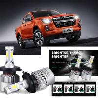 S2 LED XI 80W โคมไฟหลอดไฟหน้า S2สีขาว6000K สำหรับ Isuzu Dmax รุ่น1st ปี2005-2013 (ไฟฉายคาดศีรษะ)