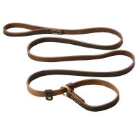 Slip lead dog leash Real Leather slip Dog lead Genuine Leather slip Leash Big Dog Leather slip Leash Rope Large Dog lead