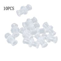 10PCS Transparent Female To Female Coupler Luer Syringe Connector Easy To Use Plastic for Pneumatic Parts Durable In Use