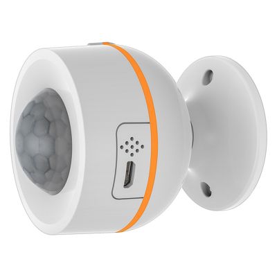 Tuya Zigbee Smart PIR Motion Sensor with Temperature and Humidity Sensor USB Power Supply Works
