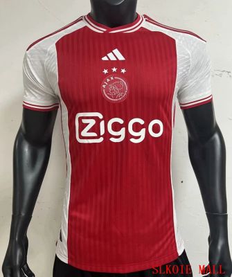 Ajax Home Jersey 23-24ฟุตบอลคุณภาพสูงรุ่นเสื้อเจอร์ซีย์เพลเยอร์