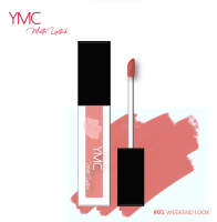 YMC Matte Lipstick ลิปแมทเบอร์ 01 ไม่ติดแมส วิตามินบำรุง แห้งเร็ว ติดทนนาน เกลี่ยง่าย ปาดเรียบ 3 เฉดสี ส่งฟรี