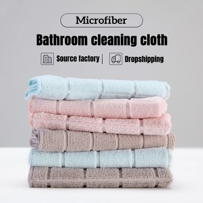 ผ้าขนหนู Pcs ไมโครไฟเบอร์ไม่ติดผ้าเช็ดทำความสะอาด3/6/9ไม่ติดผ้าเช็ดจานไม่เป็นขุยผ้าเช็ดมืออุปกรณ์ในห้องน้ำ
