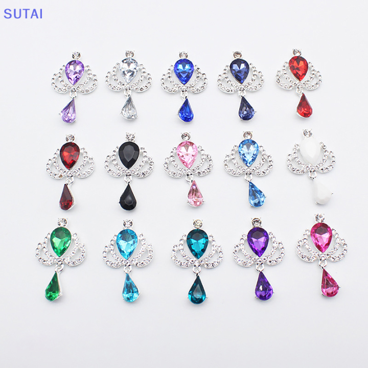 lowest-price-sutai-จี้อะคริลิคมงกุฎแบบทำมือสำหรับตกแต่งแก้วไวน์สำหรับผู้หญิงเข็มกลัดของขวัญเครื่องประดับพลอยเทียม