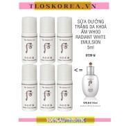 The History Of Whoo Sữa dưỡng Whoo làm trắng da Whoo Radiant White