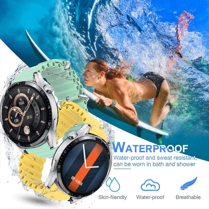 สาย-สร้อยข้อมือสำหรับ-for-huawei-watch-gt-3-ของแท้-ซิลิโคน-ocean-สายนาฬิกา-46mm-42mm-นาฬิกาอุปกรณ์เสริมเสริม-huawei-gt3-se-smart-watch