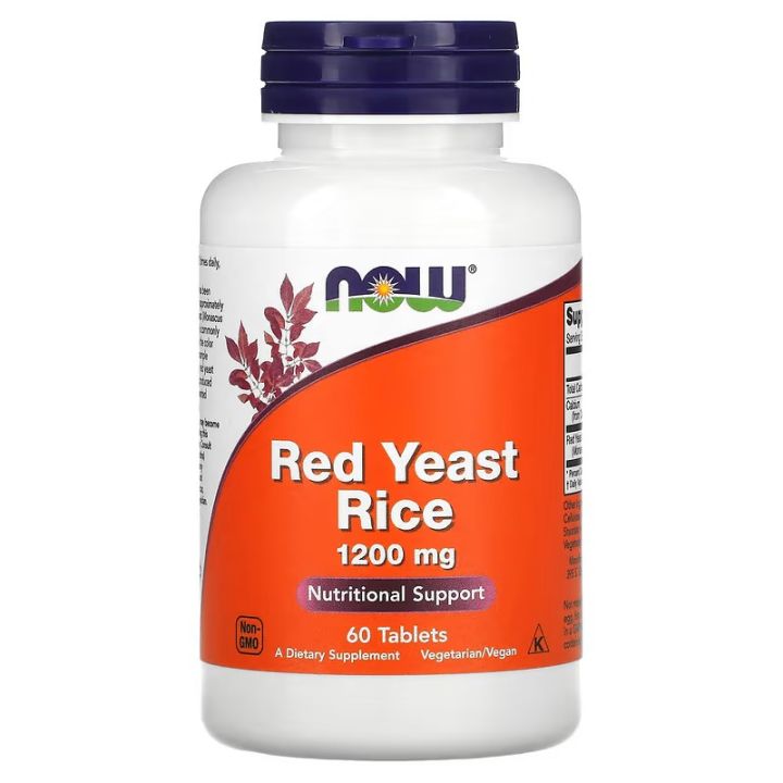 Red Yeast Rice Bad Cholesterol Support, 1,200 mg, 60 Tablets Lazada PH