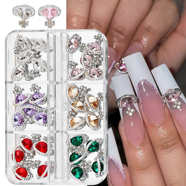 ดาวเสาร์เล็บ-rhinestones-3d-เล็บสีชมพู-ขาว-น้ำเงิน-เขียวอุปกรณ์แต่งเล็บสีเล็บ