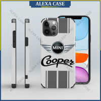 Mini Cooper เคสโทรศัพท์สำหรับ iPhone 14 Pro Max / iPhone 13 Pro Max / iPhone 12 Pro Max / iPhone 11 Pro Max / XS Max / iPhone 8 Plus / iPhone 7 plus ฝาครอบเคสป้องกันหนังแกะป้องกันการตก K2YYBU