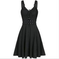 ∈ Shoulder Black Dress Casual