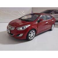 ของเล่นหล่อขึ้นรูปด้วยโลหะปักกิ่งฮุนไดของขวัญขนาด1:18 ELANTRA Langdong โมเดลรถโลหะผสมของสะสมของที่ระลึกมีในสต็อก