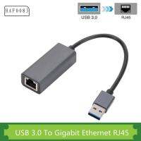 HAF0083 USB 3.1 1000Mbps ครับ กิกะบิต ขั้วต่อสายเคเบิล อะแดปเตอร์ Type C พิมพ์ C ถึง Rj45 การ์ดเครือข่าย อุปกรณ์เสริมคอมพิวเตอร์ อะแดปเตอร์เครือข่าย อะแดปเตอร์อีเธอร์เน็ต